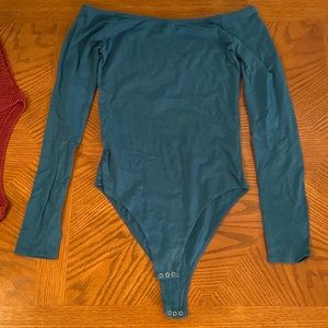 Off the shoulder body suit